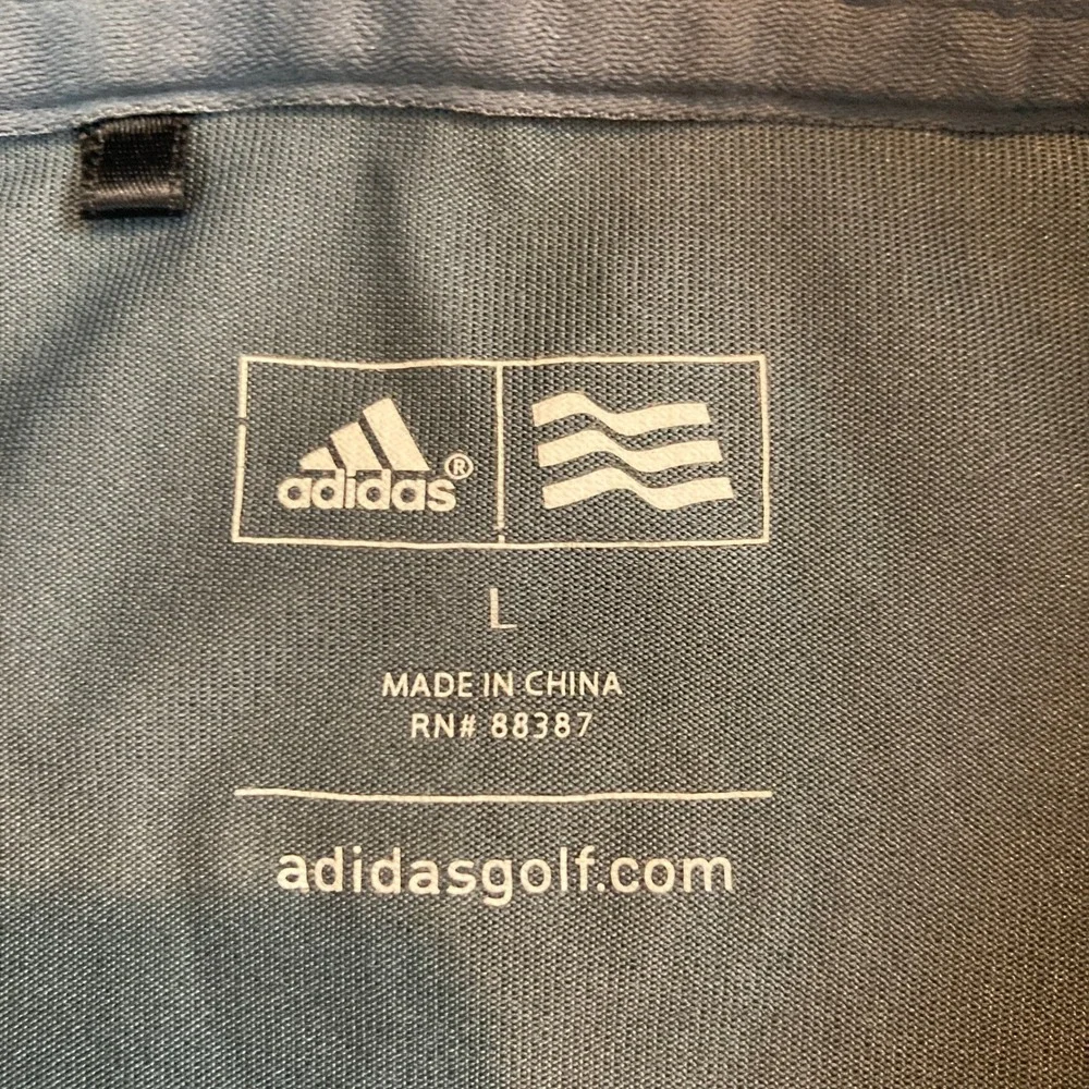Adidas Golf Mens L Adizero‎ Polo Shirt Gray Lime Green Z87641 Large